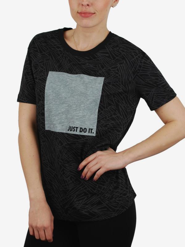 Tričko Nike Tee-Bc Aop Palm Šedá