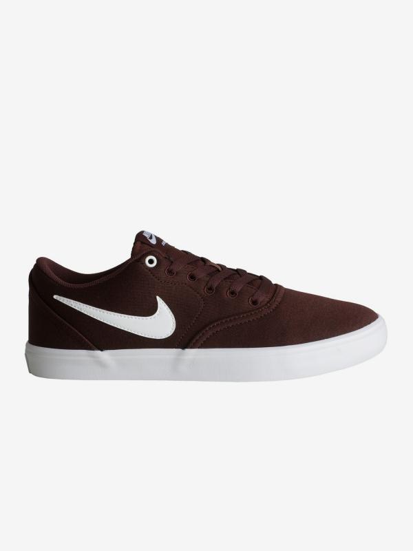 Boty Nike Sb Check Solar Cnvs Prm Červená