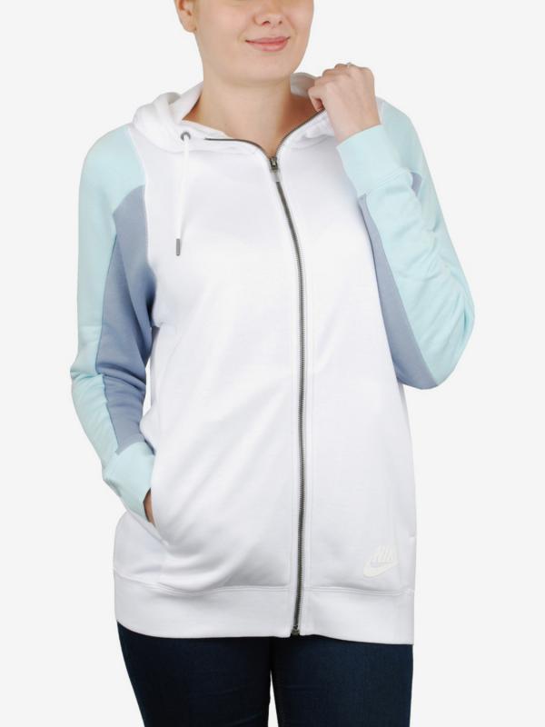 Mikina Nike W Nsw Modern Hoodie Fz Cb Bílá