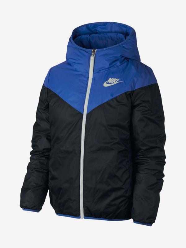 Bunda Nike W Nsw Wr Dwn Fill Jkt Rev Modrá