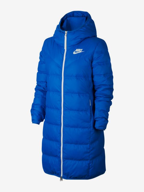 Bunda Nike W Nsw Wr Dwn Fill Parka Rev Modrá
