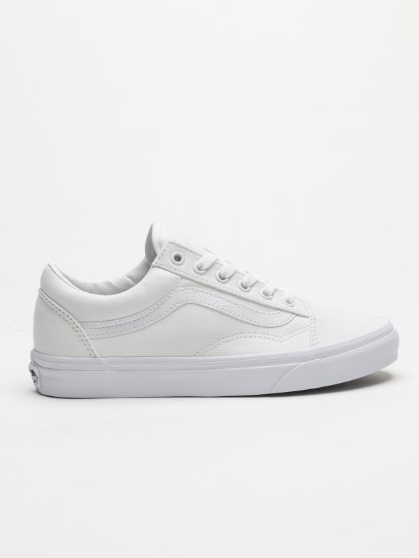 Boty Vans Ua Old Skool True White Bílá