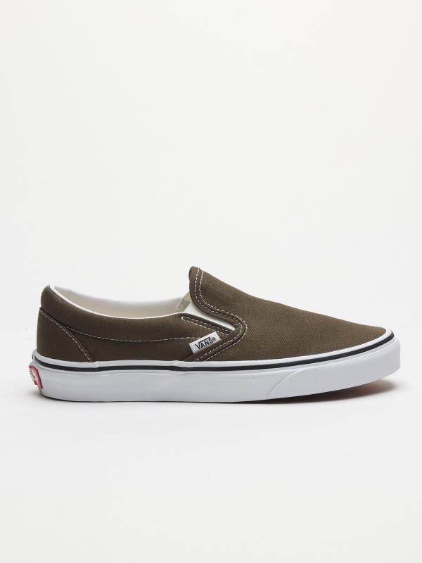 Boty Vans Ua Classic Slip-On Beech/True White Barevná