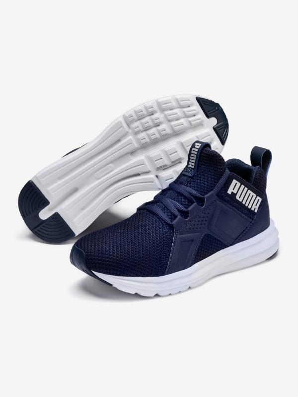 Boty Puma Enzo Weave Jr Modrá