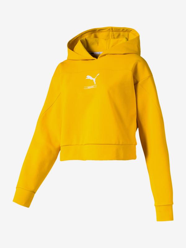 Mikina Puma Nu-Tility Hoody Žlutá