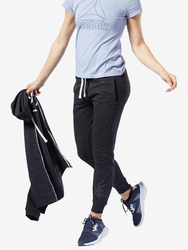 Tepláky Reebok Te Marble Logo Pant Černá