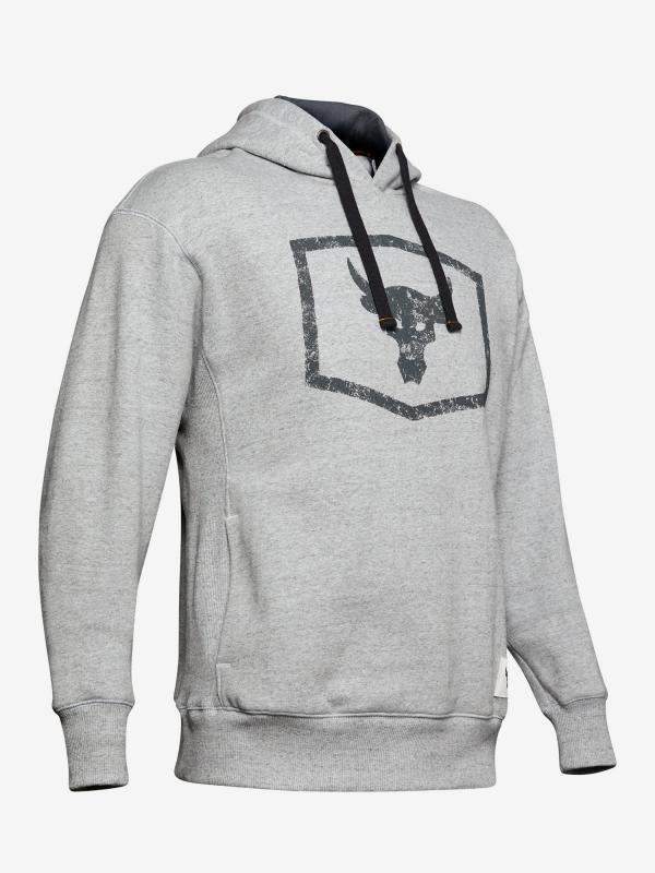 Mikina Under Armour Project Rock Warmup Top-Gry Šedá