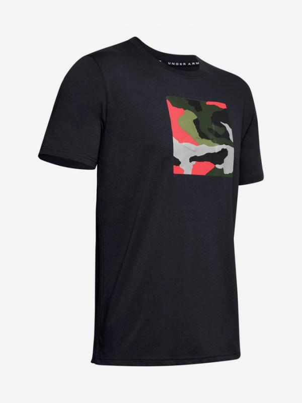 Tričko Under Armour Unstoppable Camo Tee-Blk Černá
