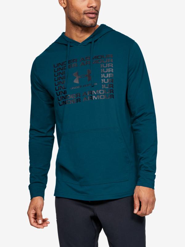 Mikina Under Armour Sportstyle Cotton Hoodie-Grn Modrá