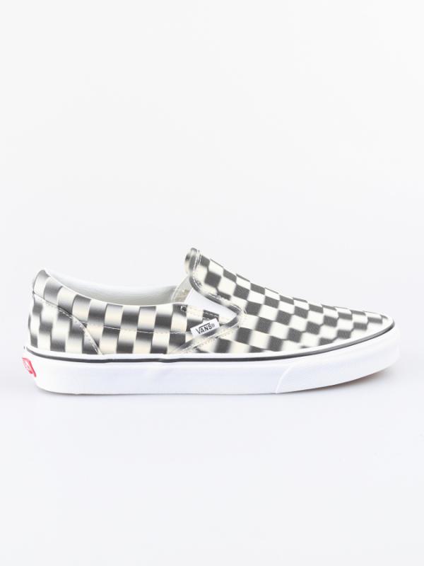 Boty Vans Ua Classic Slip-On (Blur Check) Black Barevná