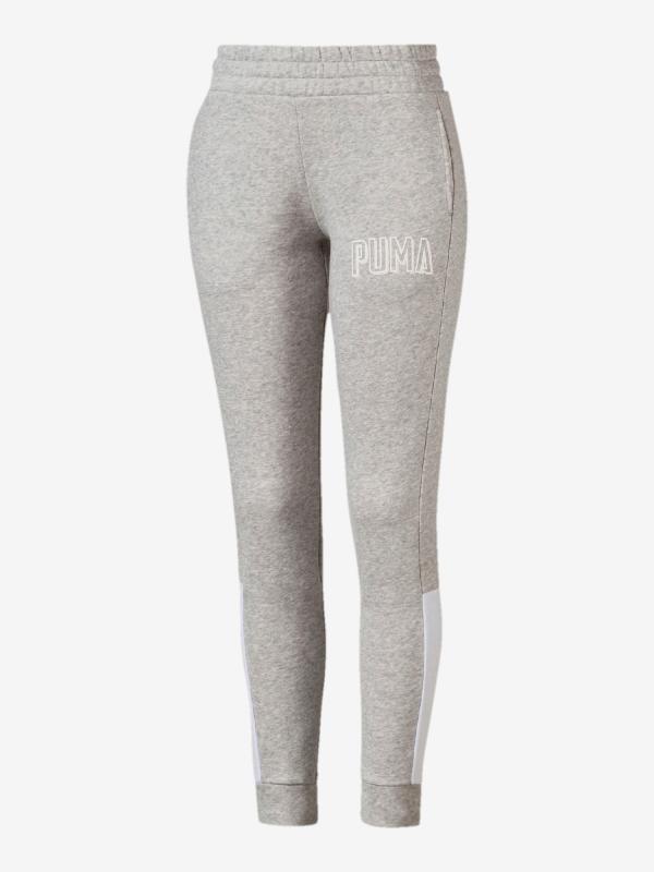 Tepláky Puma Athletics Pants Fl Šedá