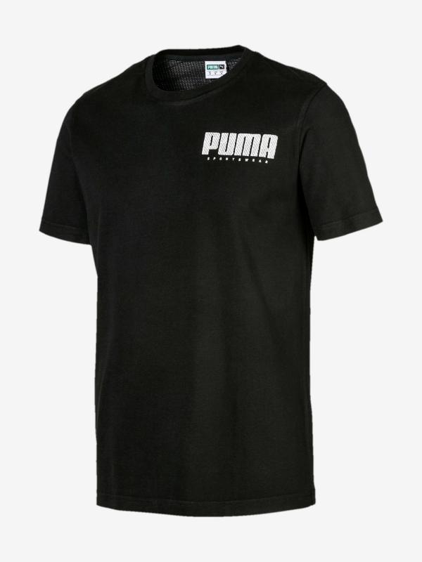 Tričko Puma Athletics Elevated Tee Černá