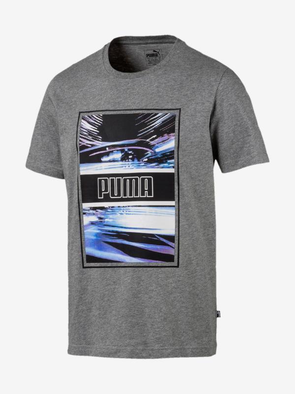 Tričko Puma Light Motion Photo Tee Šedá