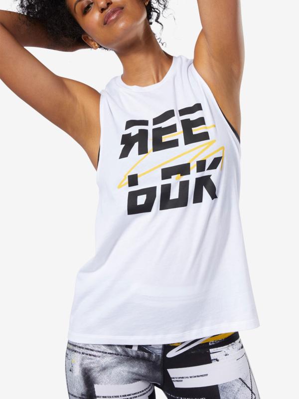 Tílko Reebok Wor Myt Muscle Bílá