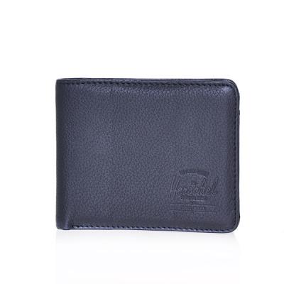Peněženka Herschel Supply Hank Leather black pebble
