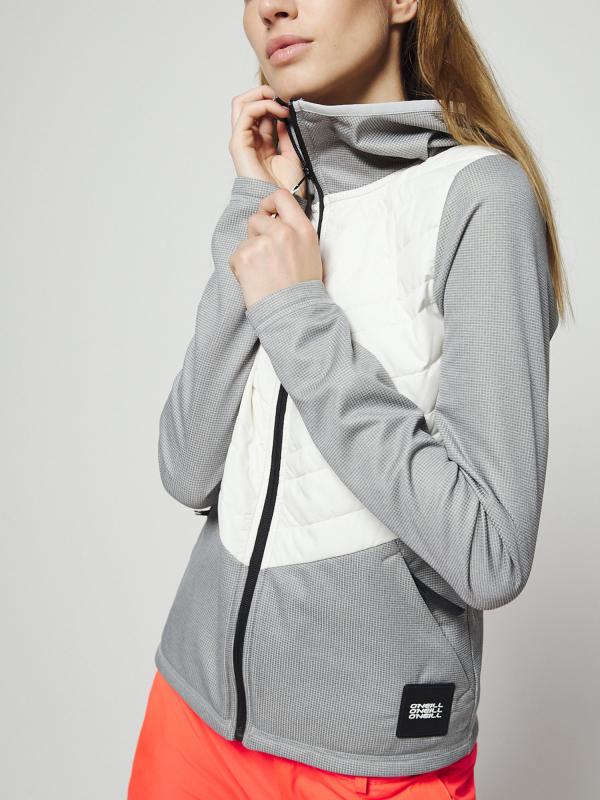 Mikina O´Neill Pw Athmos Baffle Mix Fleece Šedá
