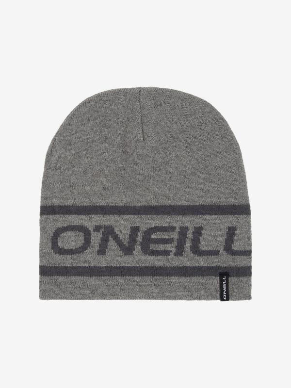 Čepice O´Neill Bm Reversible Logo Beanie Šedá