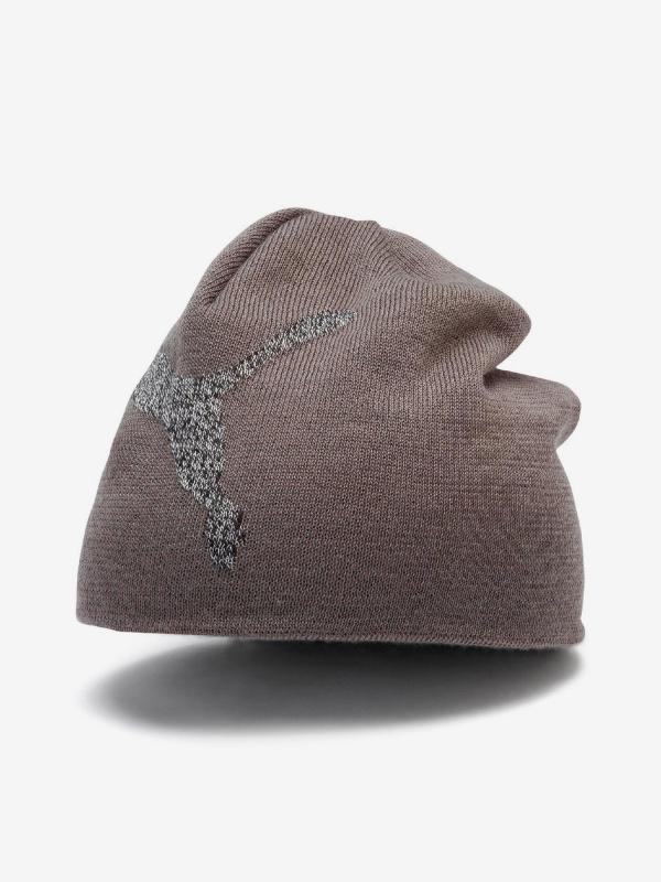 Čepice Puma Ess Logo Beanie Šedá