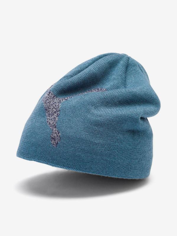 Čepice Puma Ess Logo Beanie Modrá
