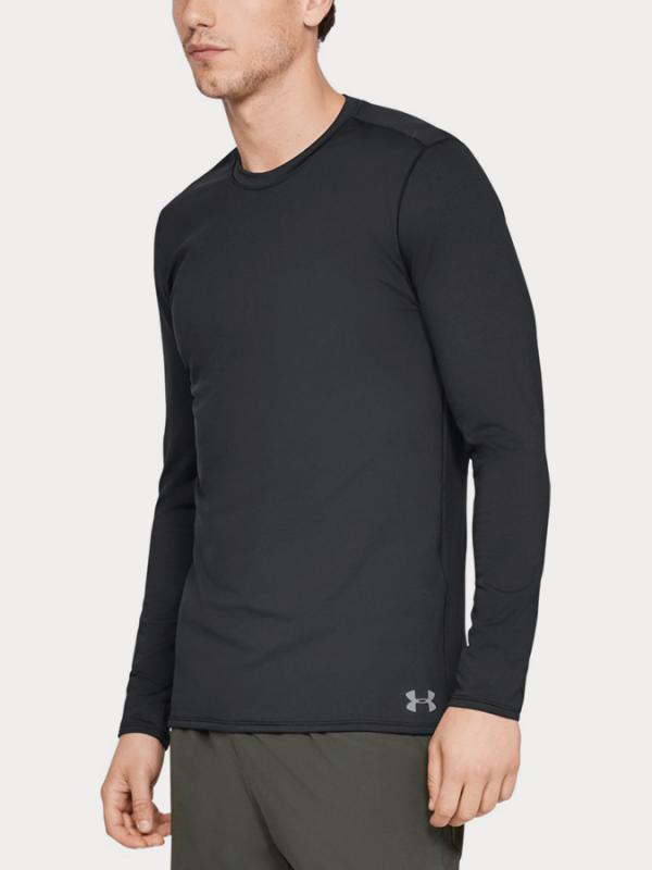 Tričko Under Armour Fitted Cg Crew Černá