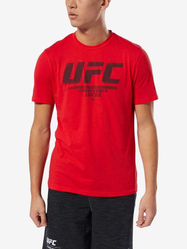 Tričko Reebok Ufc Fg Logo Tee Červená