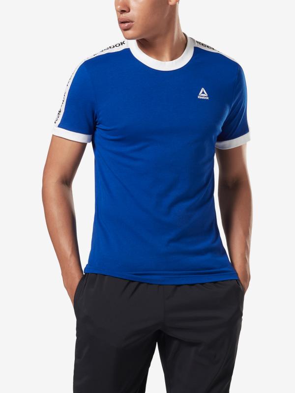 Tričko Reebok Te Bl Ss Graphic Tee Modrá