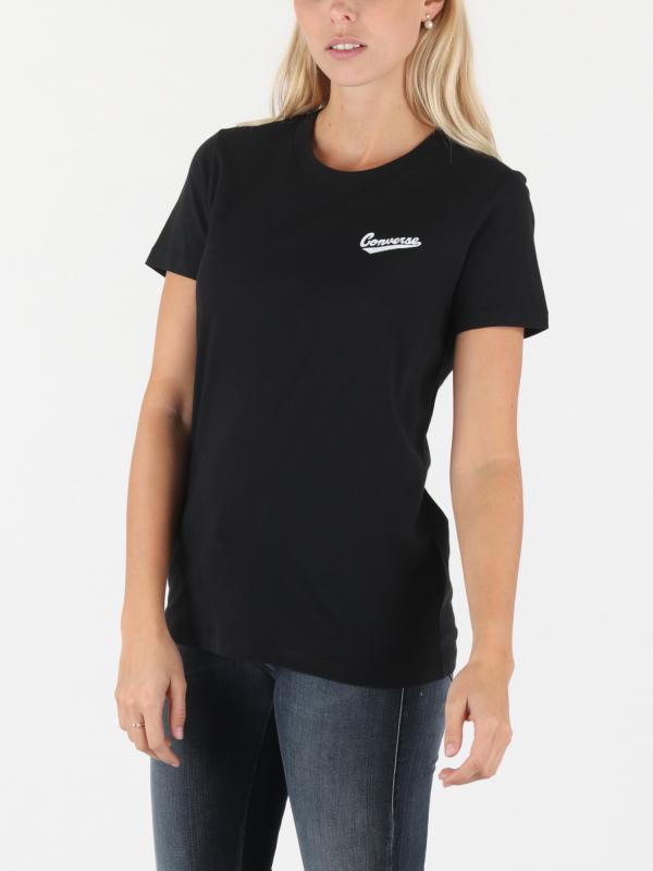 Tričko Converse Left Chest Logo Tee Černá