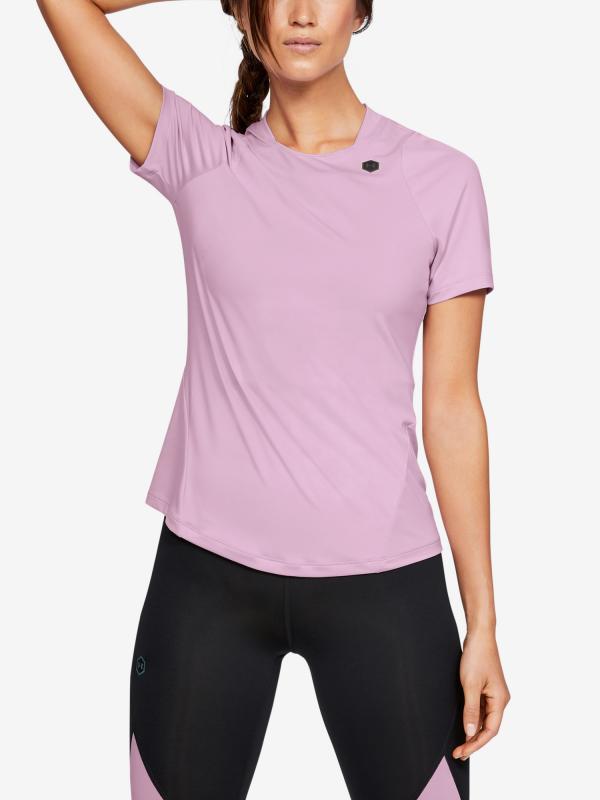 Tričko Under Armour Rush Short Sleeve-Pnk Růžová