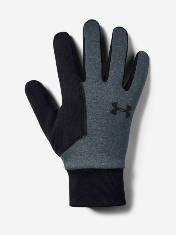 Rukavice Under Armour Mens Cgi Run Liner Glove-Gry Šedá