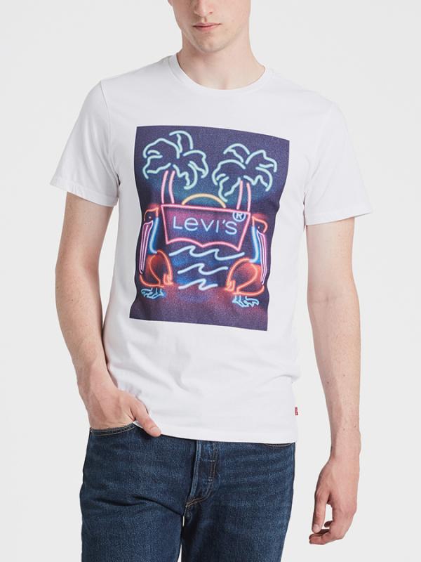 Tričko LEVI'S Graphic Set-In Neck 2 Bílá