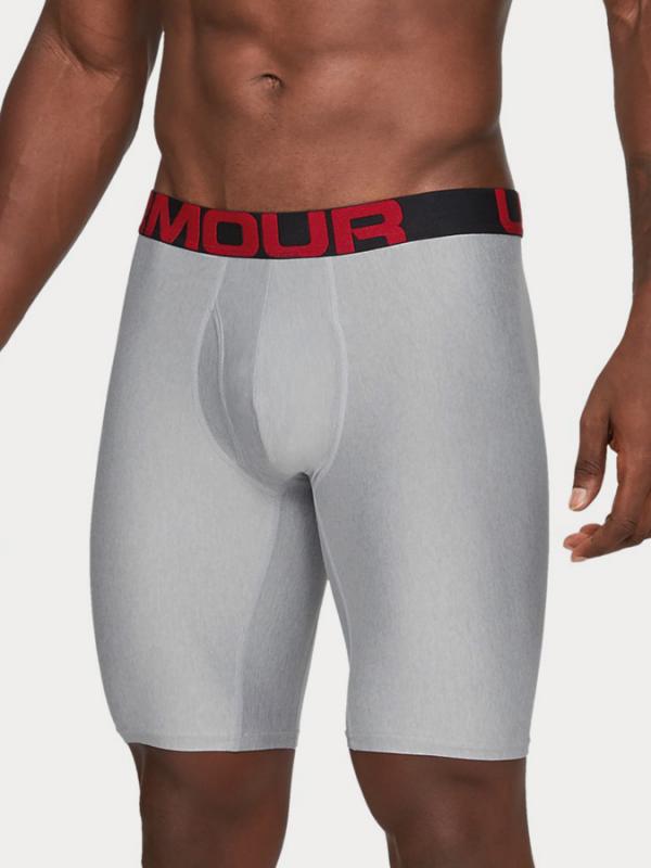 Boxerky Under Armour Tech 9In 2 Pack Šedá
