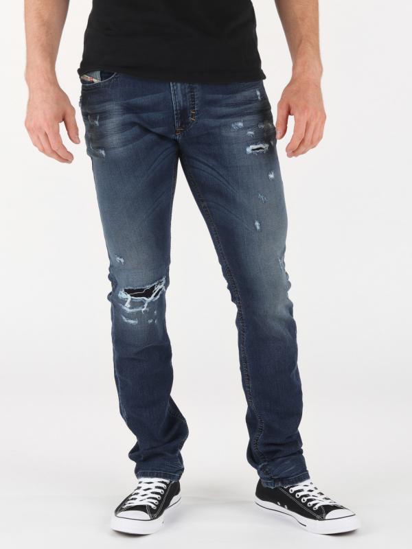 Jogg Jeans Diesel Thavar-Ne Sweat Jeans Modrá