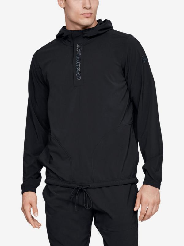 Mikina Under Armour Baseline Woven Jacket-Blk Černá