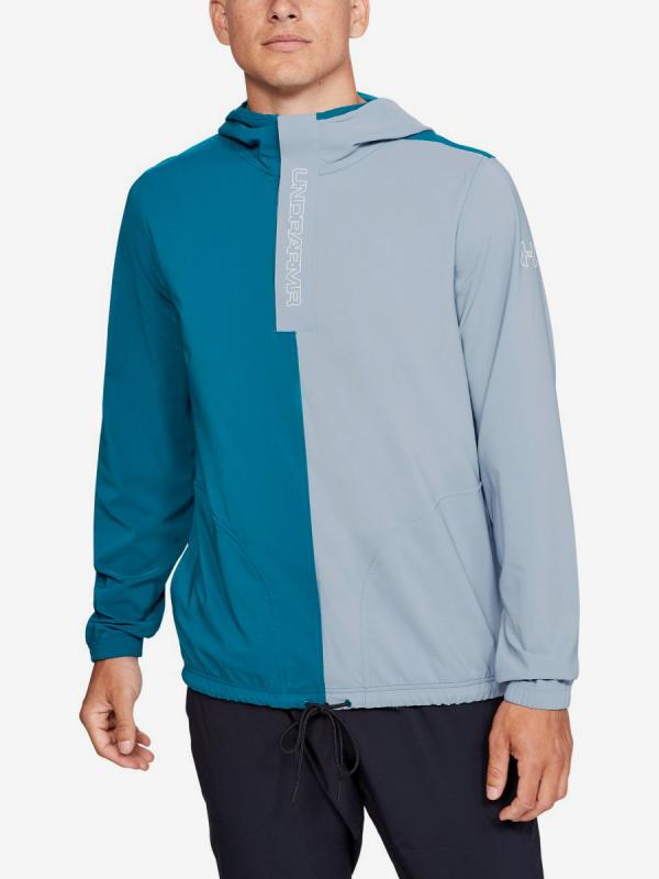 Mikina Under Armour Baseline Woven Jacket-Grn Modrá