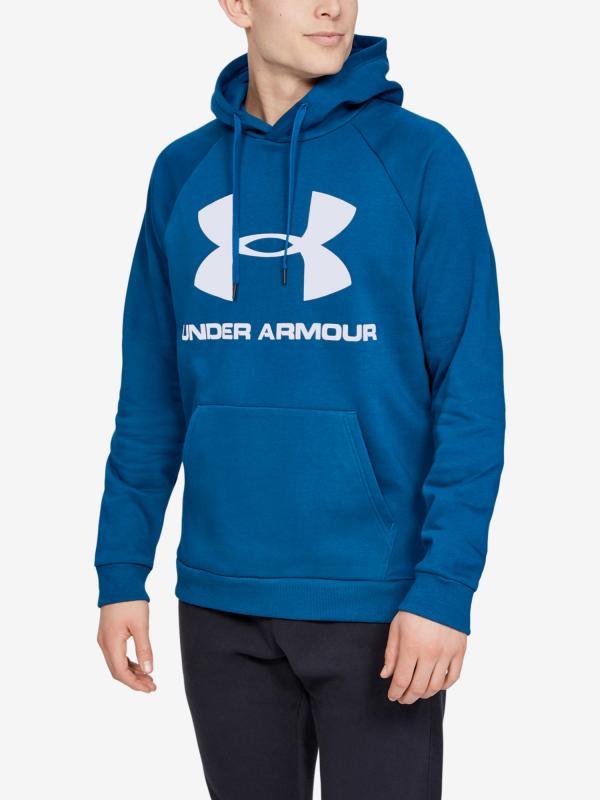 Mikina Under Armour Rival Fleece Sportstyle Logo Hoodie-Grn Modrá