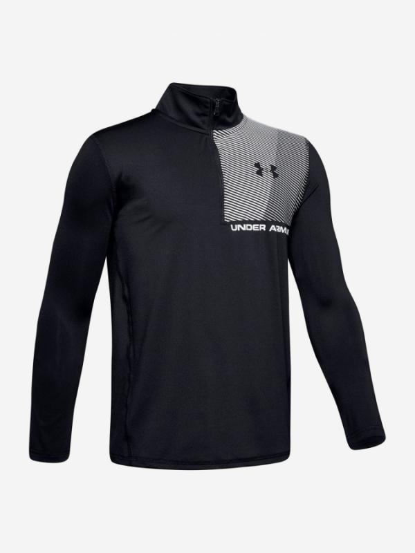 Tričko Under Armour Raid 1/4 Zip-Blk Černá