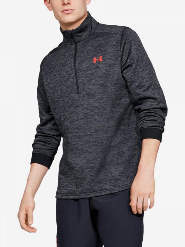 Mikina Under Armour Fleece 1/2 Zip-Blk Černá