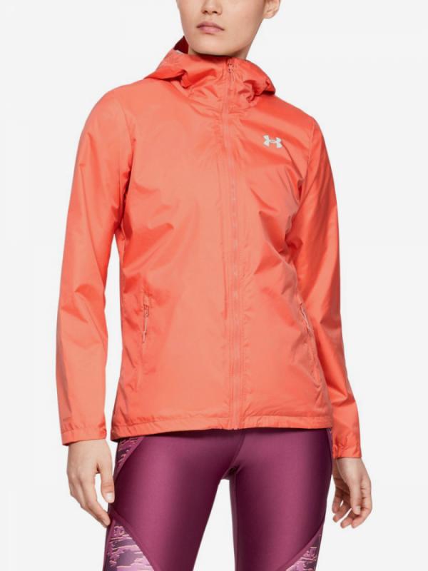 Bunda Under Armour Forefront Rain Jacket-Red Oranžová