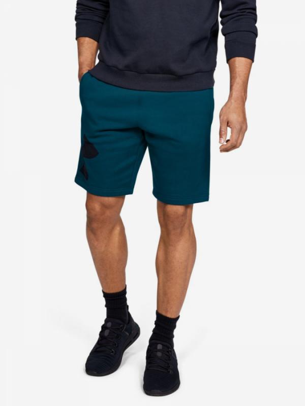 Kraťasy Under Armour Rival Fleece Logo Sweatshort-Grn Modrá