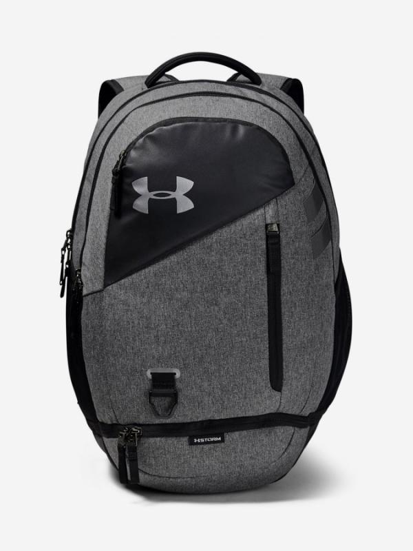 Batoh Under Armour Hustle 4.0-Blk Šedá