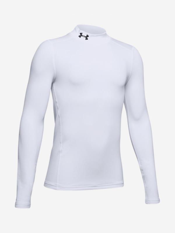 Tričko Under Armour Coldgear Mock-Wht Bílá