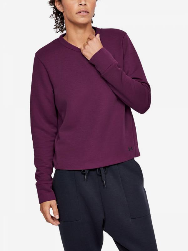 Mikina Under Armour Unstoppable Move Light Radial Back Pleat Fialová