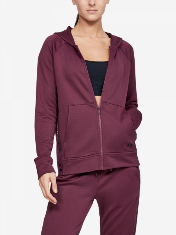 Mikina Under Armour Tech Terry Fz-Ppl Fialová