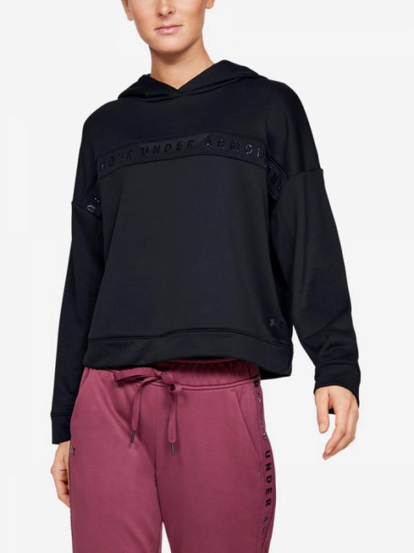 Mikina Under Armour Tech Terry Hoody-Blk Černá