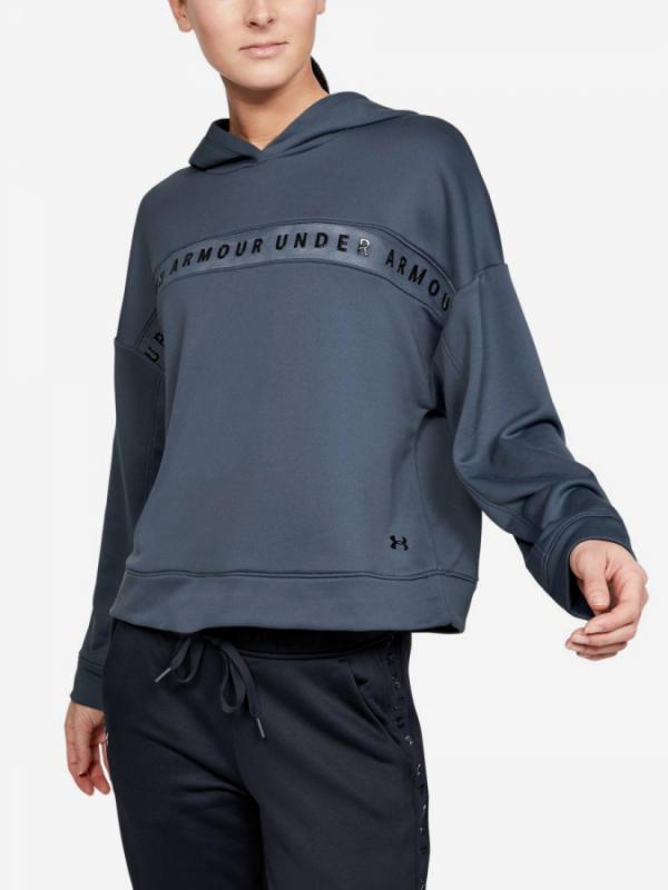 Mikina Under Armour Tech Terry Hoody-Gry Modrá