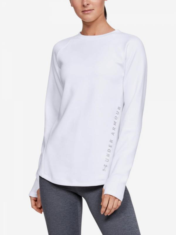 Tričko Under Armour Cg Ls-Wht Bílá