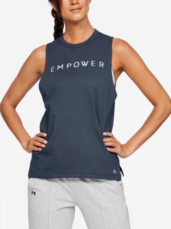 Tílko Under Armour Graphic Empower Muscle Sl-Gry Modrá