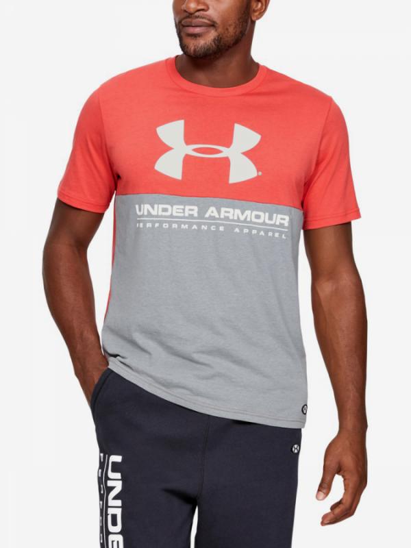 Tričko Under Armour Performance Apparel Color Blocked Ss Barevná