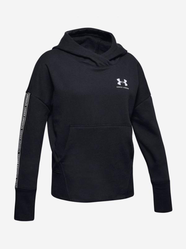 Mikina Under Armour Sportstyle Fleece Hoodie-Blk Černá