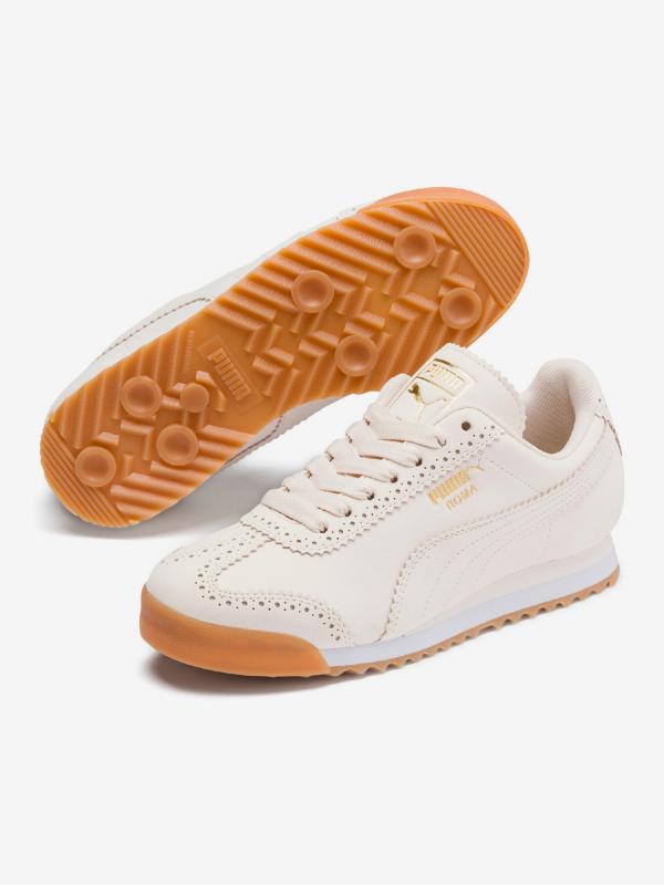 Boty Puma Roma Brogue Wn S Béžová
